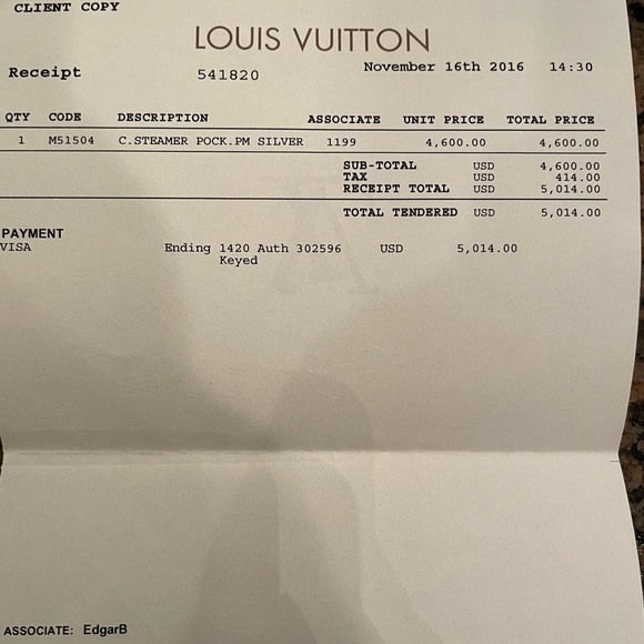 ❌❌❌SOLD❌❌❌LV Authentic, LOUIS VUITTON ~ CITY STEAMER POCKET PM, LIMITED EDITION - Picture 5 of 17